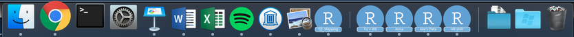 Probably not “best practices” but this is what my dock looks like leading up to every committee meeting / major presentation.